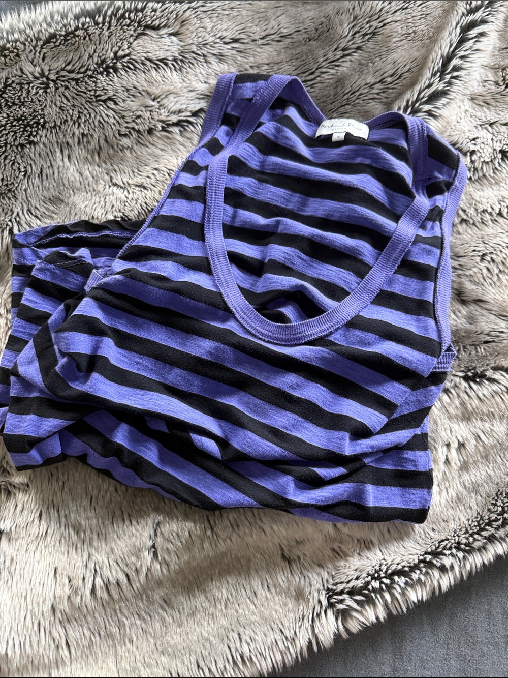[Michael Stars] Striped Scoop Tank
